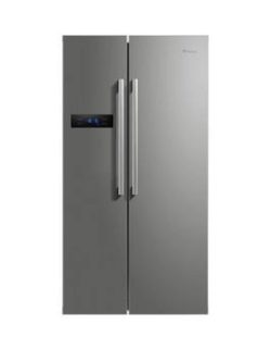 Swan Sr70120S 90Cm American-Style Double Door Fridge Freezer - Next Day Delivery - Silver